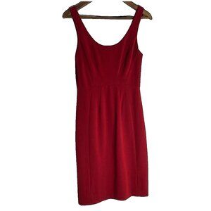 Diane von Furstenberg Geovana Sheath Sleeveless Dress, Red